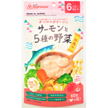 Matsuya松屋即沖嬰兒米糊 (三文魚+5種野菜 - 鰹魚高湯味) 60克