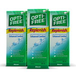 Alcon Opti-Free Replenish Multi-Purpose Disinfecting Solution 300ml x 3 Bottles