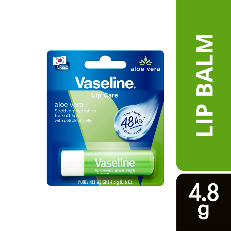 Vaseline凡士林蘆薈舒緩護唇膏 4.8克