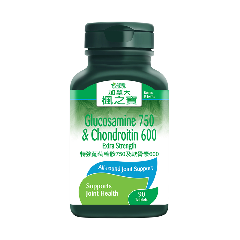 Adrien Gagnon Glucosamine 750 & Chondroitin 600 Extra Strength 90pcs