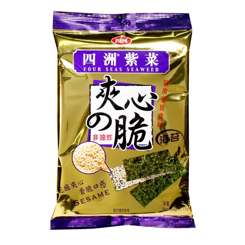 Four Seas Seaweed With Filling Sesame 15 g