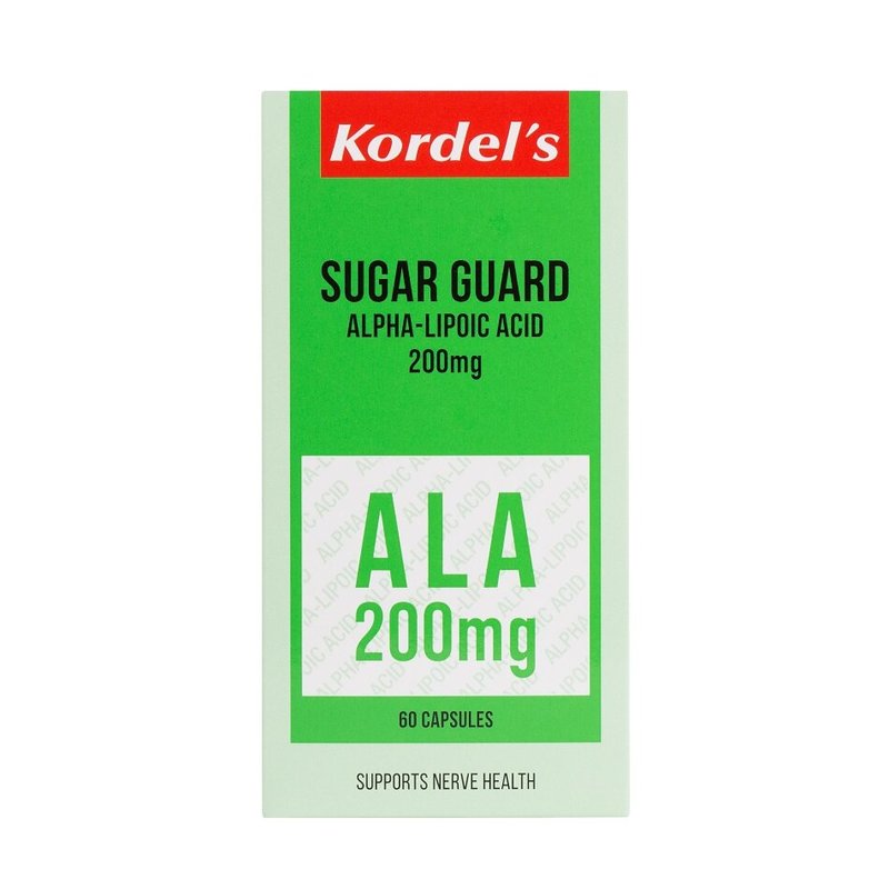Kordel’s Sugar Guard Alpha-Lipoic Acid 200 mg 60 Capsules