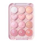 Colorgram Pin Point Eyeshadow Palette 04 Bright+Cool 9.9g