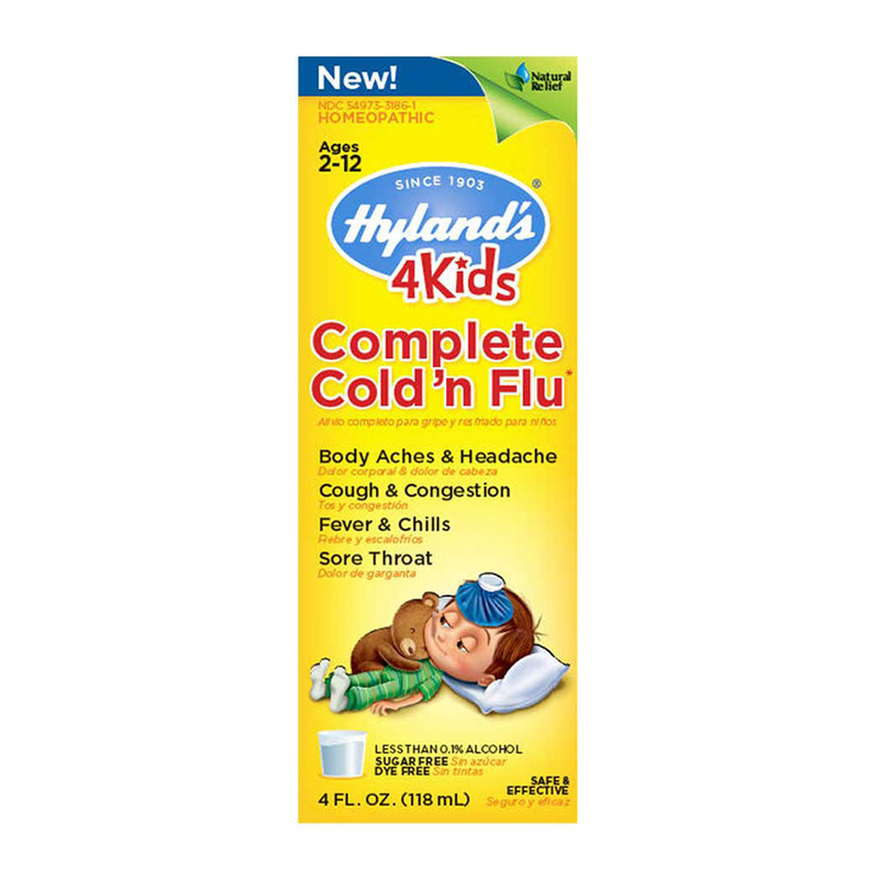 Hyland's 4Kids Complete Cold 'n Flu (Ages 2-12) 118ml