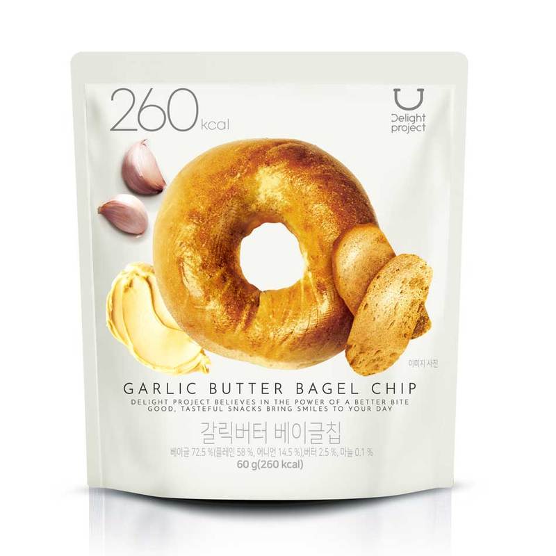 Delight Project Garlic Butter Bagel Chip 60g