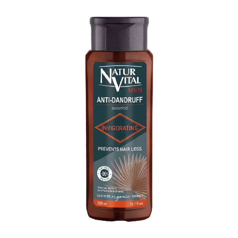 NaturVital Invigorating Men Shampoo Anti Dandruff, 300ml