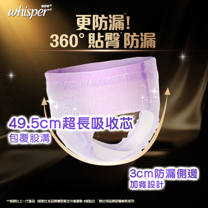 Whisper Ultra Soft Pants Free Size Bonus Pack 6pcs