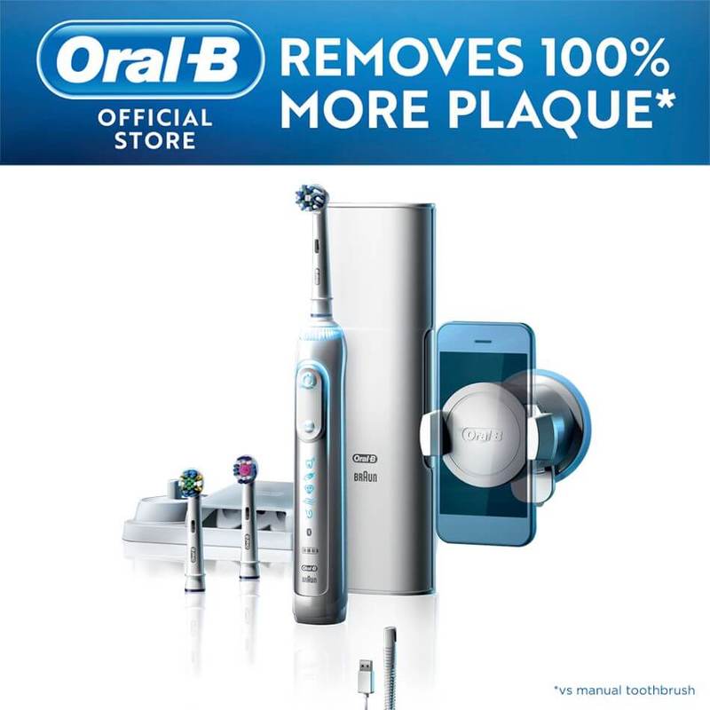 Oral B Genius 9000 White Electric Toothbrush Powered By Braun Guardian Singapore