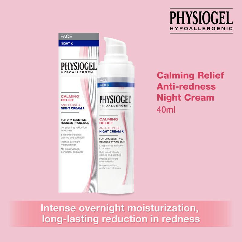 Physiogel Calming Relief Anti-redness Night Cream 40ml