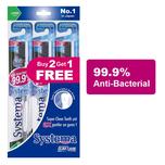 Systema  Gum  Care Anti-Bacterial Toothbrush 3s