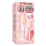 Maybelline透明質酸玻璃唇蜜套裝(02 半透櫻花 + 04 清冷白桃) 1套