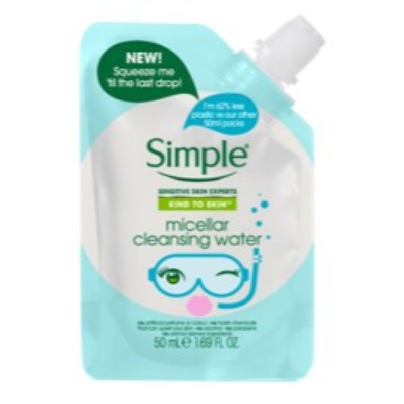 Simple Micellar Cleansing Water Pouch 50ml Guardian Singapore