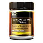 GO Healthy Flaxseed Oil 1000mg, 220 capsules