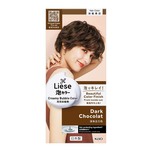Liese Creamy Bubble Color Dark Chocolate 108ml - DIY Foam Hair Color with Salon Inspired Colors
