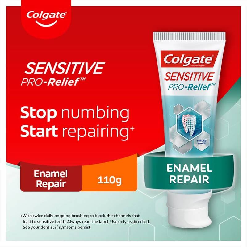 Colgate Sensitive Pro Relief Enamel Repair Toothpaste, 110g