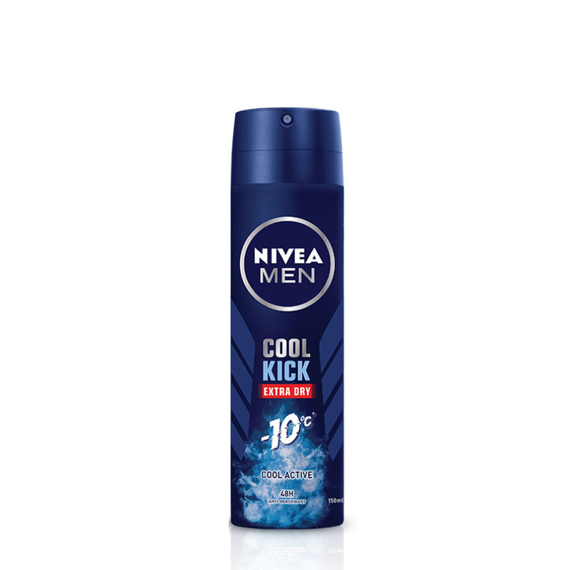 Nivea Men Cool Kick Spray, 150ml