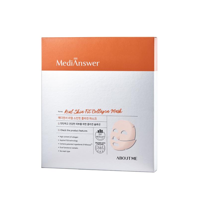 MediAnswer超貼合膠原蛋白緊緻面膜 4片