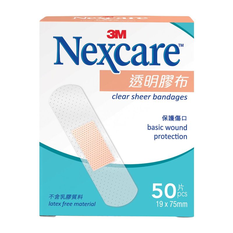 3M Nexcare Clear Bandage 50pcs