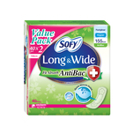 Sofy Pantyliner Long & Wide Fit Absorb (Anti Bac) 40s Twin Pack