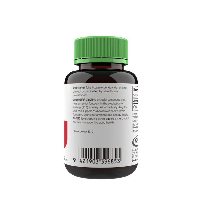 GreenLife CoQ10 150mg, 30 capsules