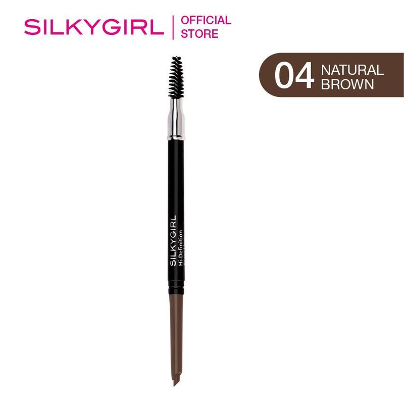 SilkyGirl Hi-Definition Brow Liner 04 Natural Brown