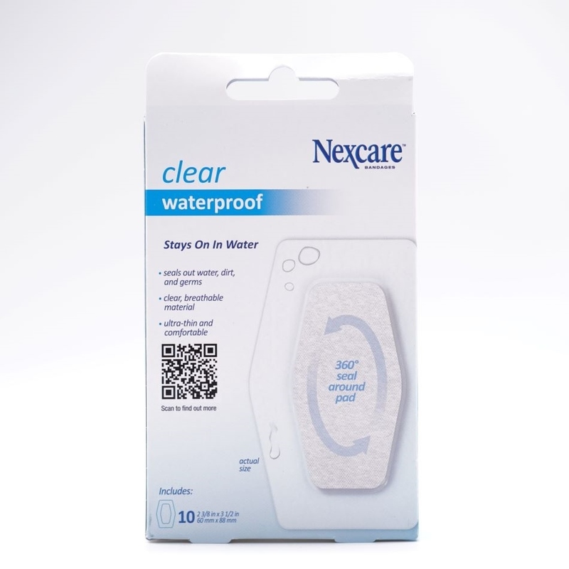 Nexcare Waterproof Bandages 10s+50% More