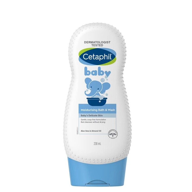 Cetaphil Baby Ultra Moisturizing Bath & Wash With Aloe Vera & Sweet Almond Oil 230ml [Tear-Free Formula]