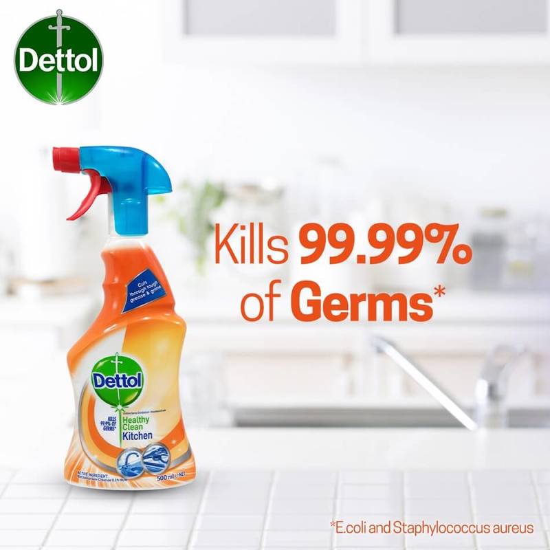 Dettol Anti-bacterial Trigger Spray - Kitchen 500ml