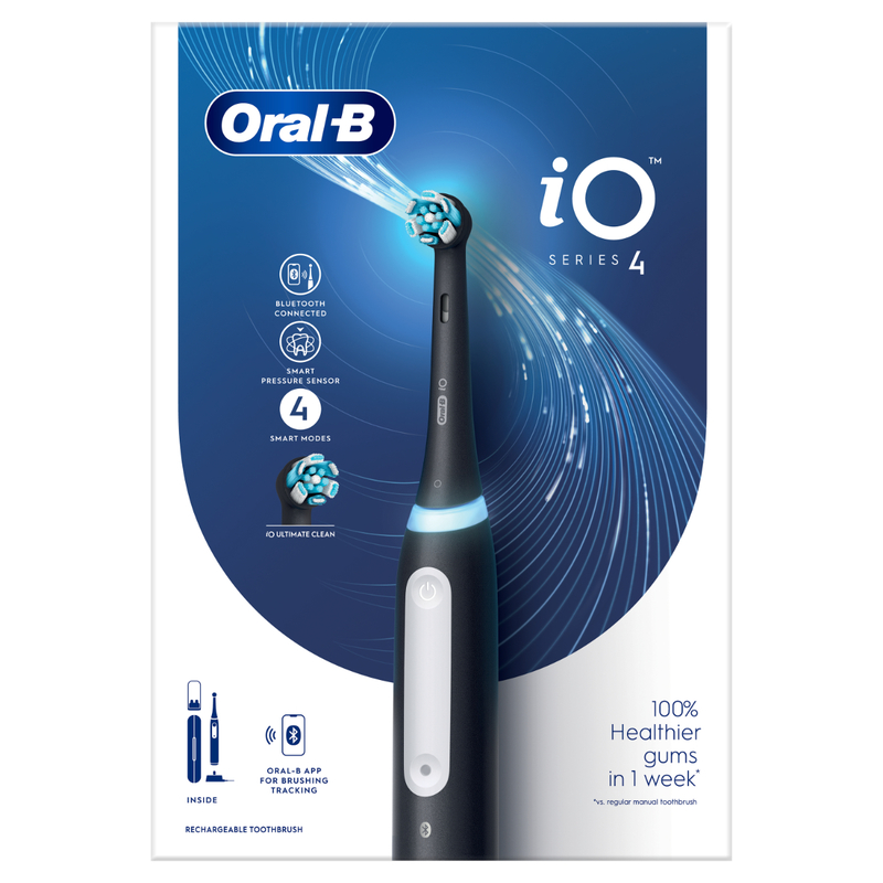 Oral-B iO Series 4充電電動牙刷(靜夜黑) 1件
