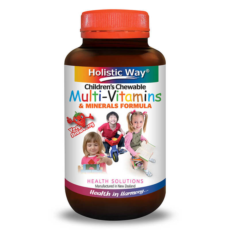 Holistic Way Children’s Chewable Multi-Vitamins & Minerals Formula