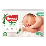 Huggies Platinum Naturemade Diapers New Born, 60pcs