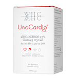 WHC UnoCardio X2 95% High-Purity Pure Fish Oil 60 Softgels