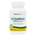 Nature's Plus Vitamin E 400 IU Mixed Tocopherol Softgels 60s