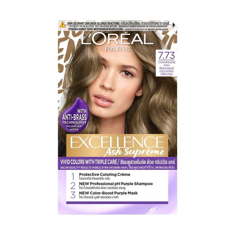 L Oreal Paris Excellence Hair Colour Champagne Ash Guardian Singapore