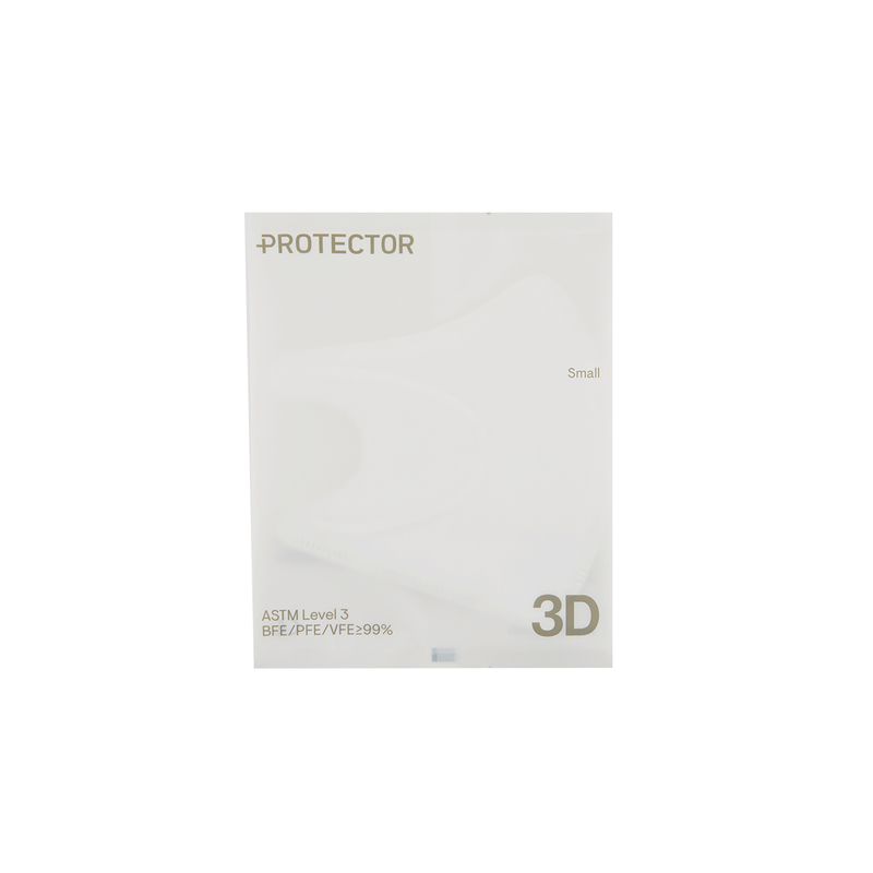Protector 3D立體口罩(細碼) 曙光白 30片