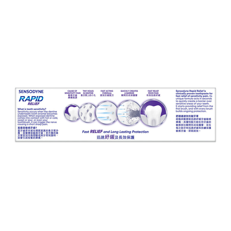 Sensodyne Rapid Relief Toothpaste 100g