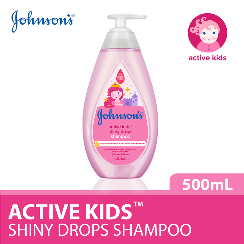 Johnson's Baby Active Kids Shiny Drops Shampoo 500ml