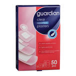 Guardian Clear Assorted Plasters, 50pcs