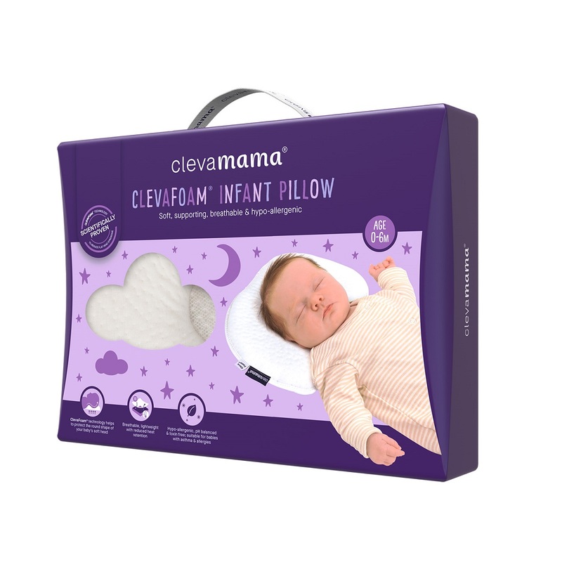 Clevamama Clevafoam Infant Pillow (For 0-6months) 1pc