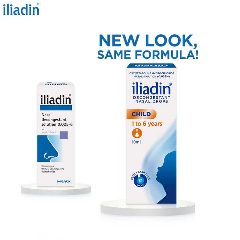 Iliadin Child Nasal Drops 0.025%, 10ml