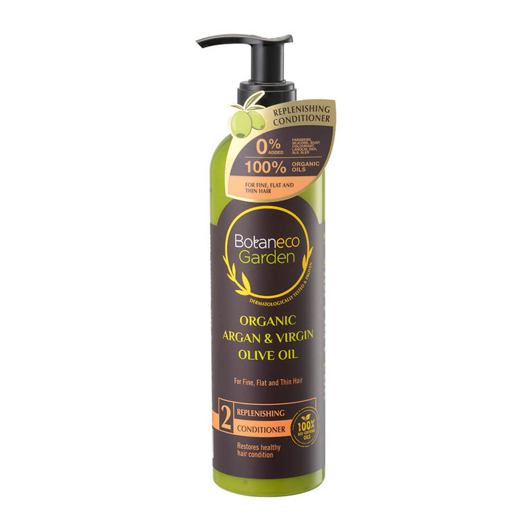 Botaneco Garden Argan and Virgin Olive Oil Conditioner Replenishing ...