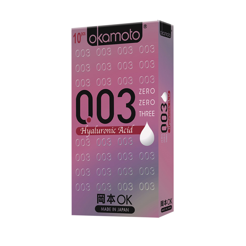 Okamoto 4 Hyaluronic Acid Condoms, 10pcs