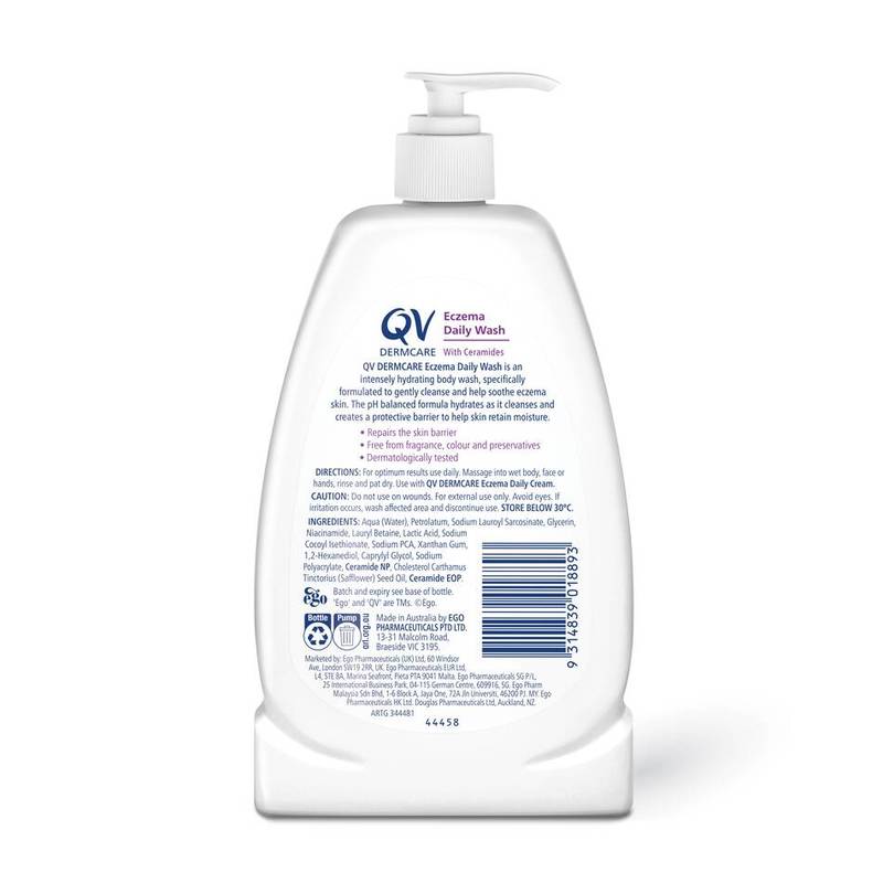 QV Dermcare Eczema Daily Wash 350ml