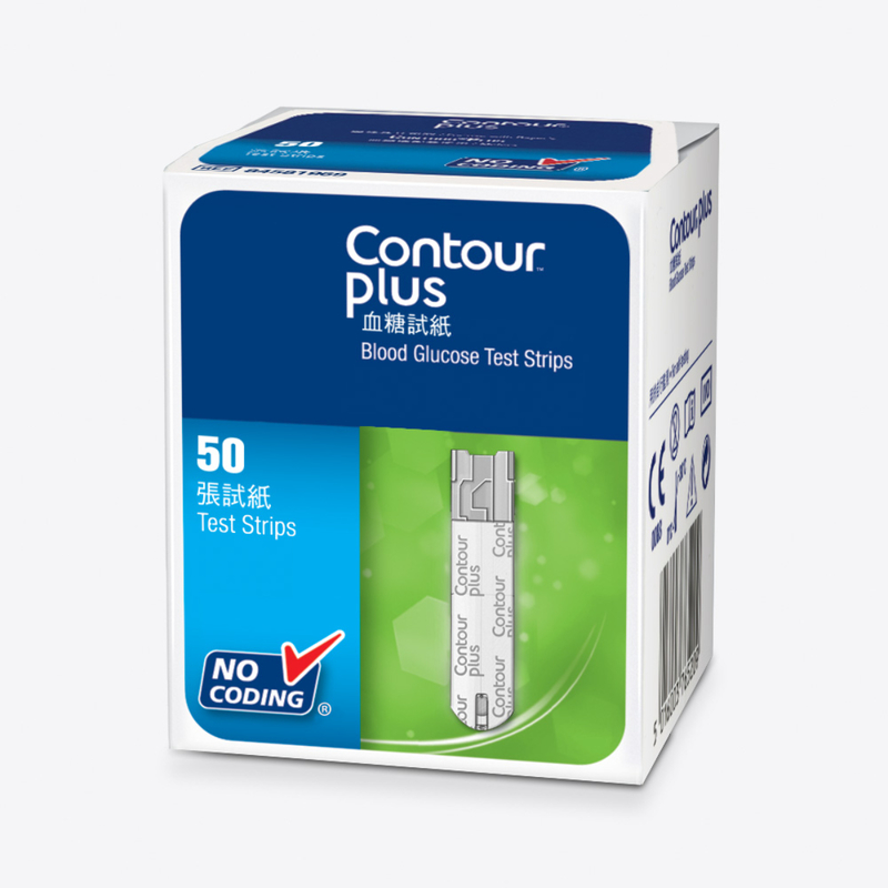 Contour Plus test strips 50pcs Mannings Online Store