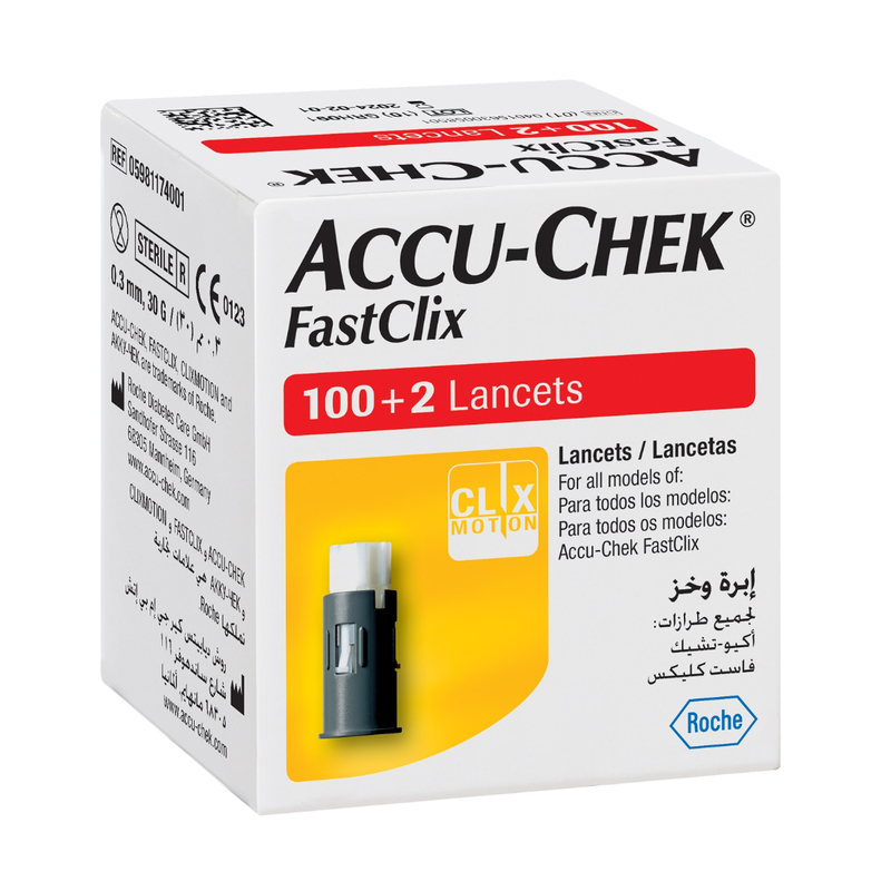 Roche Accu-Chek FastClix Lancet 102pcs