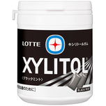 Lotte Japan Xylitol Black Mint Gum Family Bottle 133g