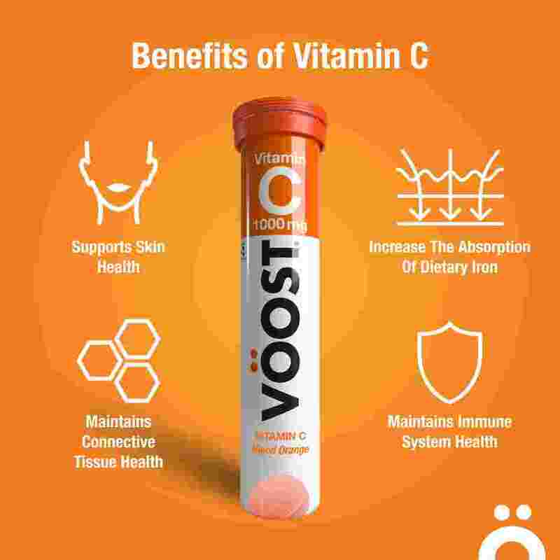 VÖOST Vitamin C Effervescent Vitamin Supplement 40 tabs