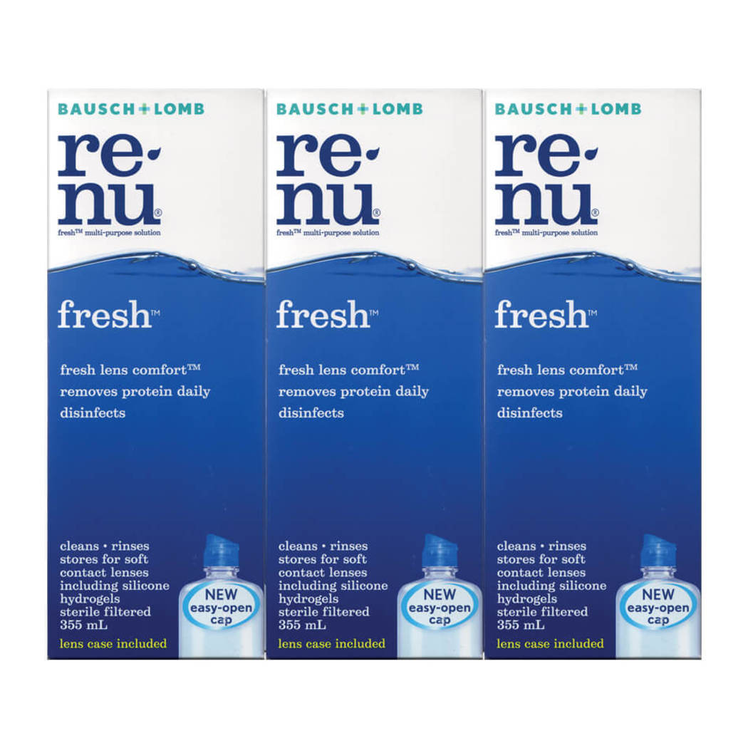 Bausch Lomb Renu Fresh Triple Pack Bausch Lomb Guardian Singapore