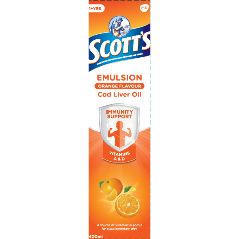 Scott'S Emulsion Orange 400ml