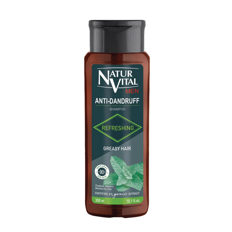 NaturVital Anti-Dandruff Shampoo Greasy Hair, 300ml